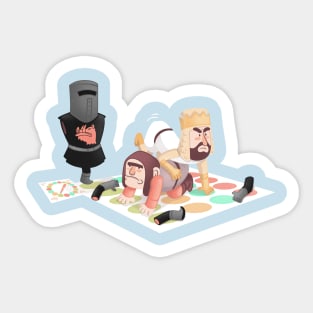 Black Knight Twister Sticker